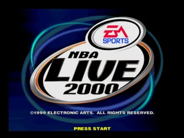 NBA Live 2000 (Europe) (En,Fr,De,Es) screen shot title